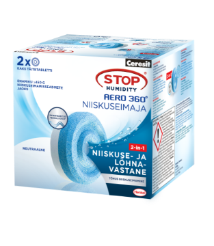 Kuva Täitetabletid Henkel Stop Humidity Aero 360° 2x450g andmed Täitetabletid Henkel Stop Humidity Aero 360° 2x450g pilt
